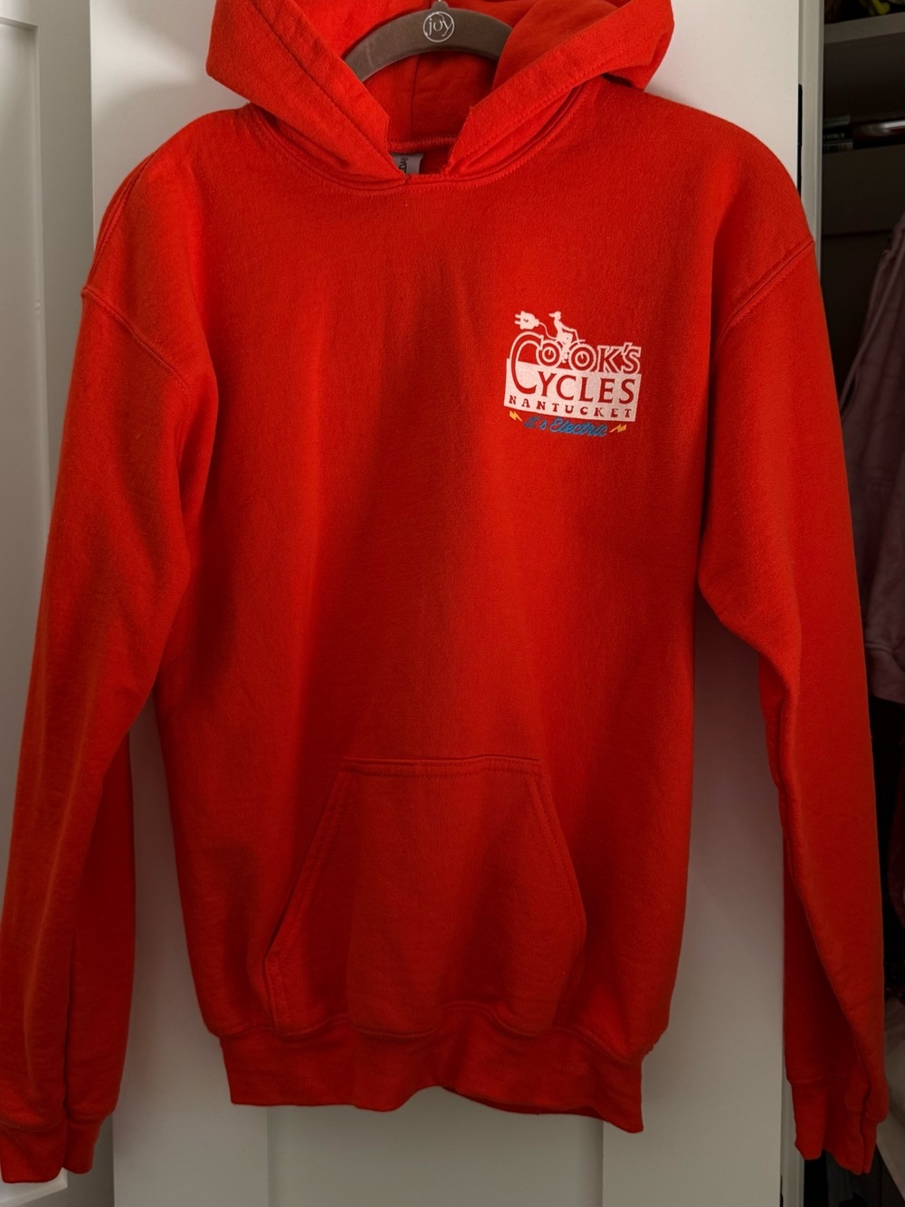 Cook's Cycles Nantucket Orange Hoodie